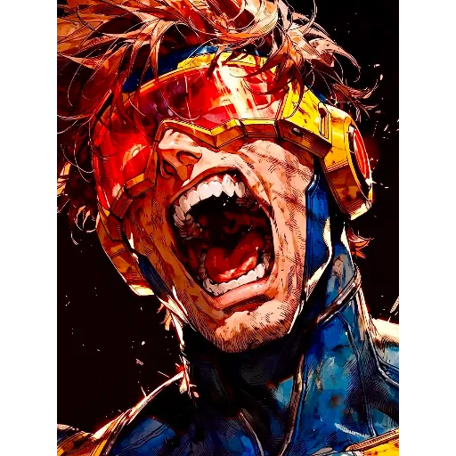 Cíclope X-Men 15x20 cm